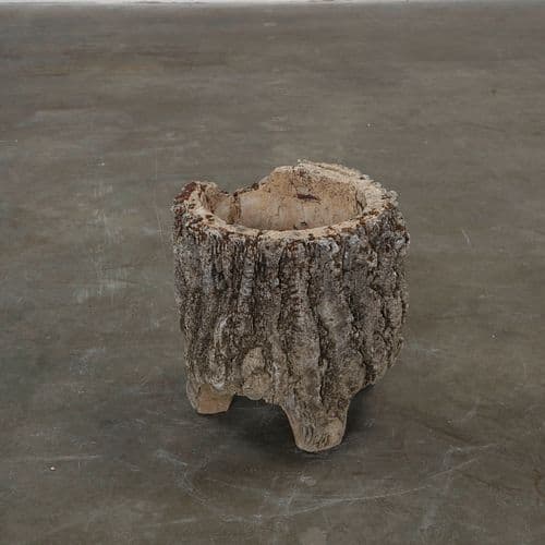 Medium Faux Bois Planters, France, 1950s