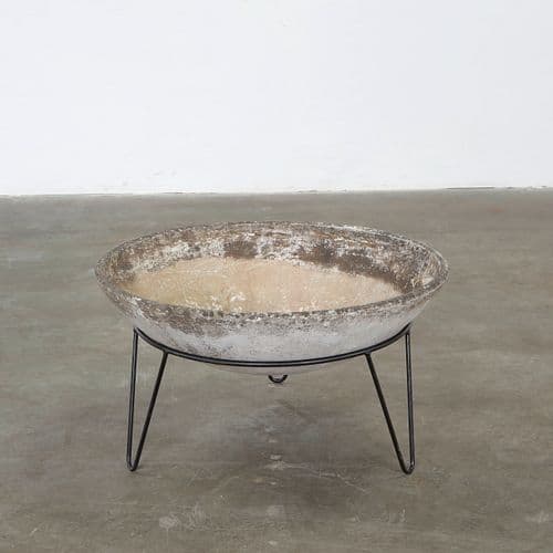 Willy Guhl, Bowl Planter on Stand, 1960s