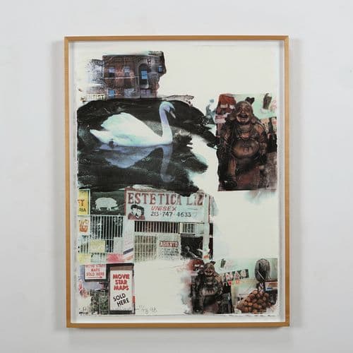 L.A. Uncovered No. 7 by Robert Rauschenberg, sold at Circa