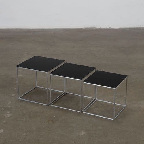 Poul Kjaerholm, Set of Three Nesting Tables, 1960s