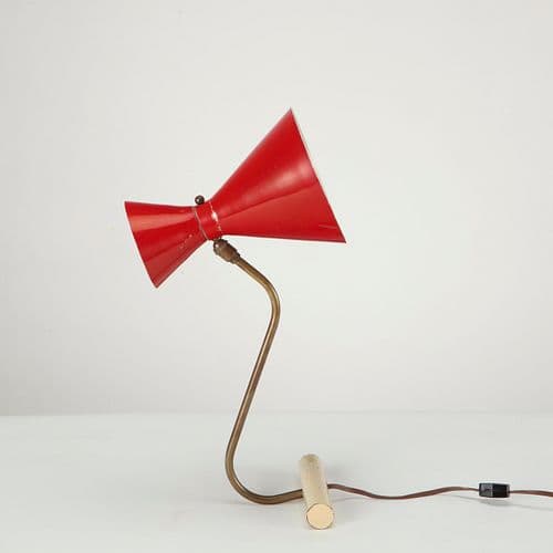 Italian Table Lamp in the Style of Josef Hurka, 1950s
