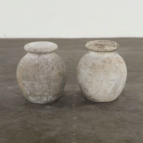 Willy Guhl, Pair of Jar Planters, 1960s