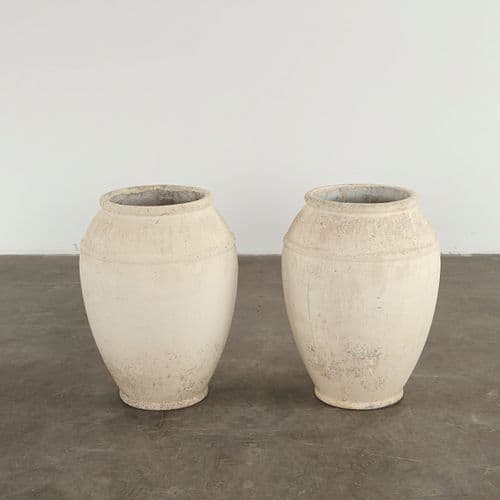 Willy Guhl, Pair of Large Urn Planters, 1960s