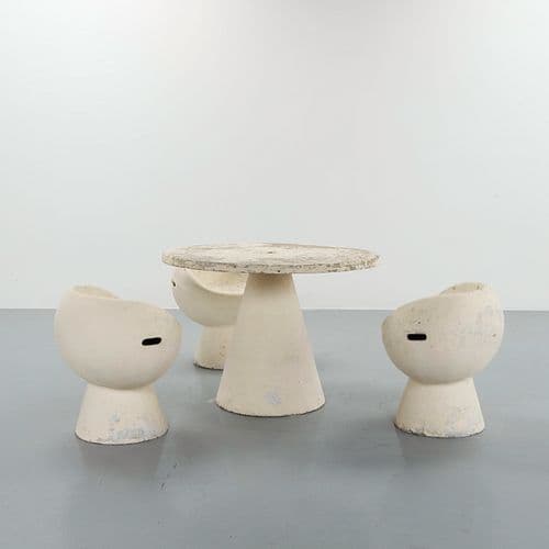 Willy Guhl, Pod Outdoor Dining Set, 1960s