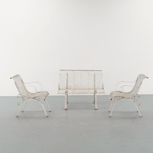 Rene Malaval, Outdoor Metal Living Room, 1950s