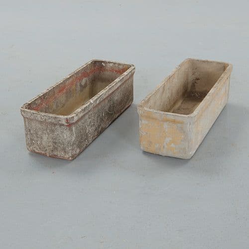 Willy Ghul, Pair of Rectangular Planters, 1960s