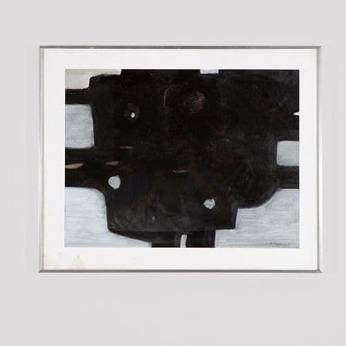 Maurice Perrenoud, Oil on Paper, 1960s