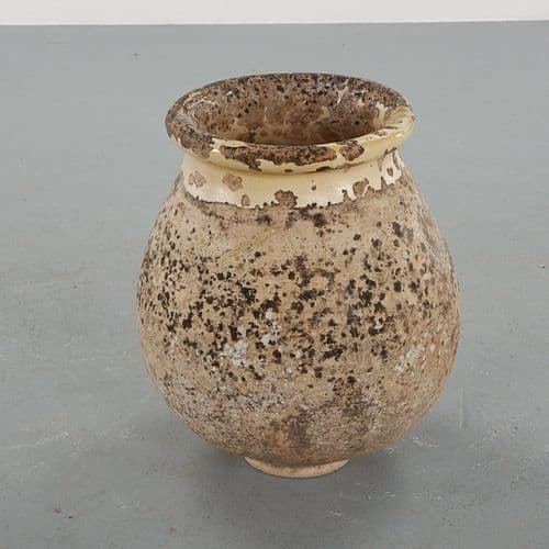 Biot, Glazed Terracotta Jar Planter, Provence, 1900s
