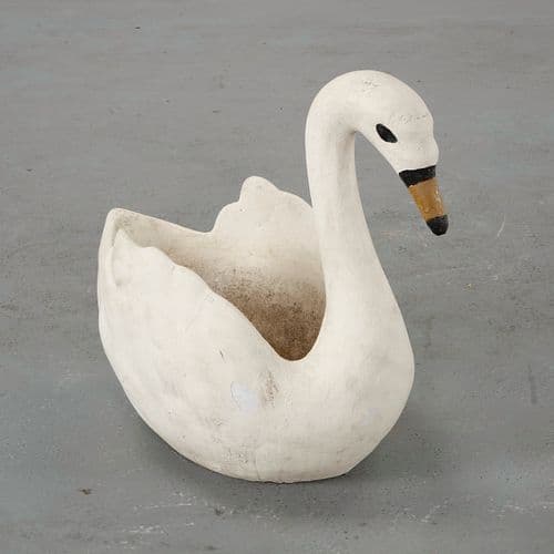 Swan Concrete Planter, 1960s