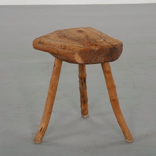 Brutalist Stool, 1960s
