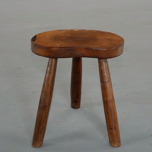 Brutalist Tripod Stool, 1960s