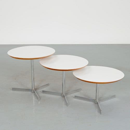 set of Three Nesting Tables by Georges Frydman, sold at Circa