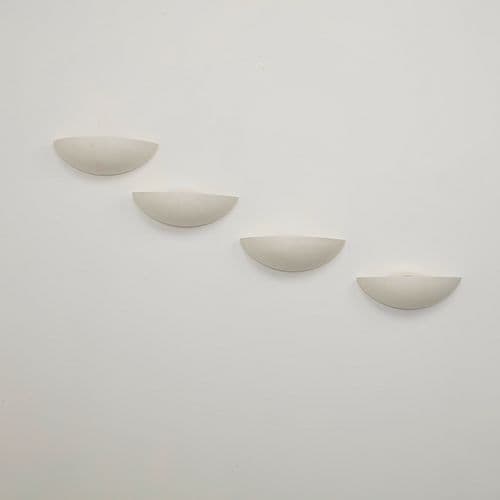 SCE, Set of Four Ceramic Wall Sconces, 1980s