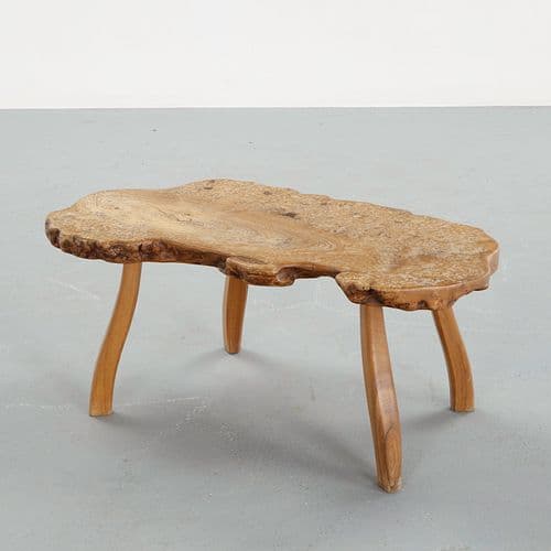 Root Wood Coffee Table in the style of George Nakashima, 1960s