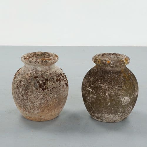 Willy Guhl, Pair of Jar Planters, 1960s
