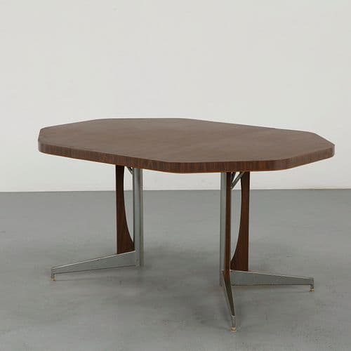 Walter of Wabash, Extendable Wood Dining Table, 1960s