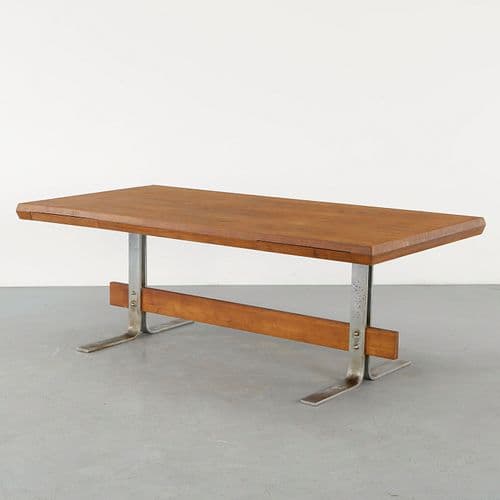 Wood Desk in the style of Warren Platner, 1960s
