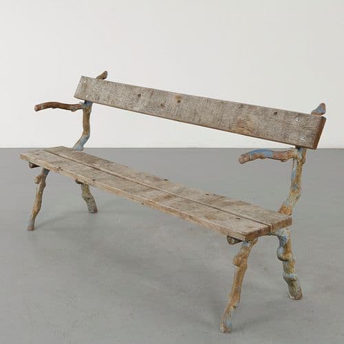 Denonvilliers, Cast Iron Garden Bench, 1894