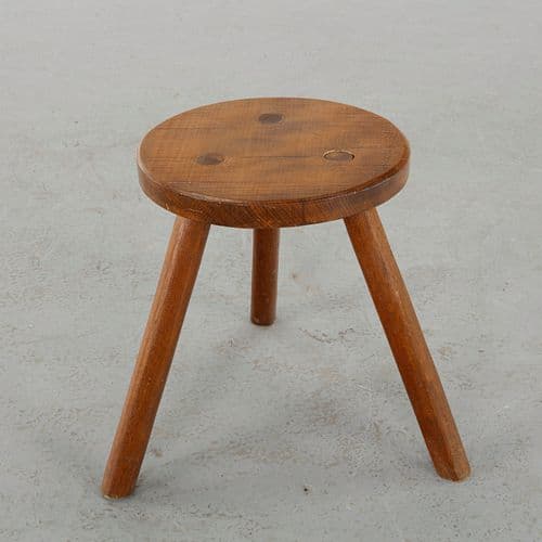 Brutalist Tripod Stool, 1960s