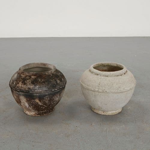 Willy Guhl, Pair of Urn Planters, 1960s