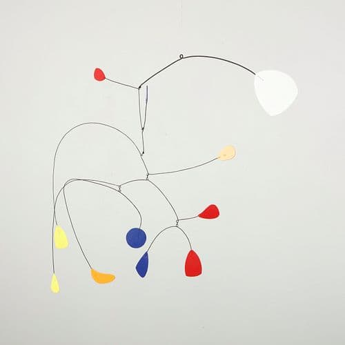 Abstract Hanging Metal Sculpture, 1980s