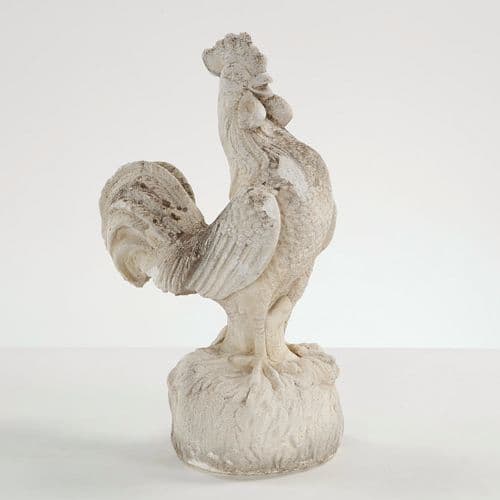 Rooster Stone Sculpture, 1950s
