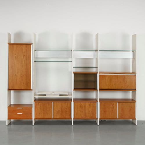 Wood Modular Wall Unit by Georges Frydman, sold at Circa