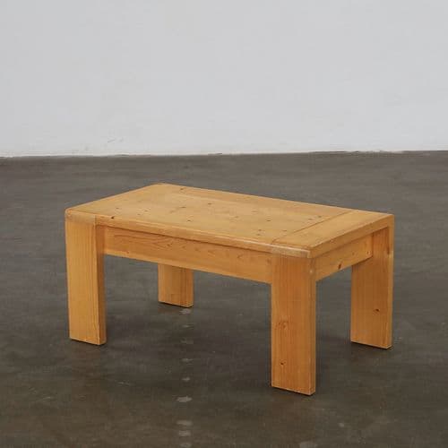 Maison Regain, Pine Coffee Table, 1960s