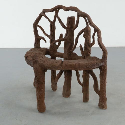 Organic Faux Bois Bench
