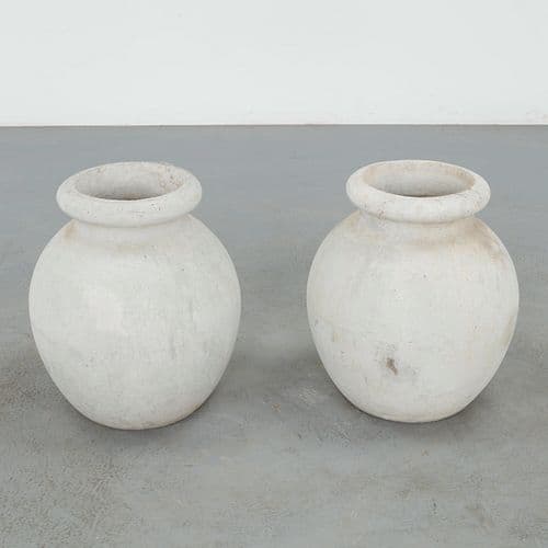 Willy Guhl, Pair of Jar Planters, 1960s