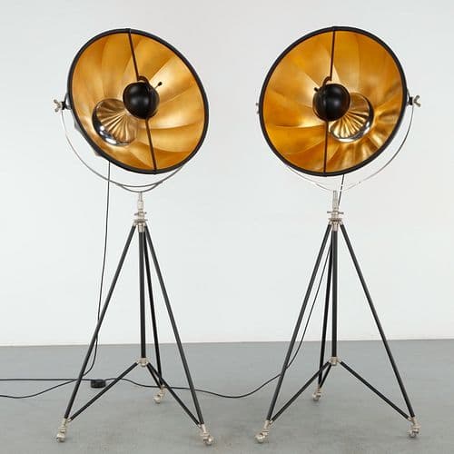 Restoration Hardware, Pair of Fortuny Studio Floor Lamps