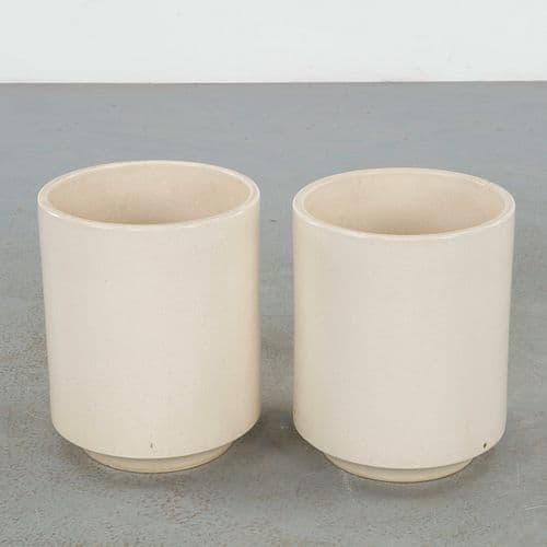 Gainey Ceramics, Pair of Ceramic Planters Model C-14-18, La Verne, California