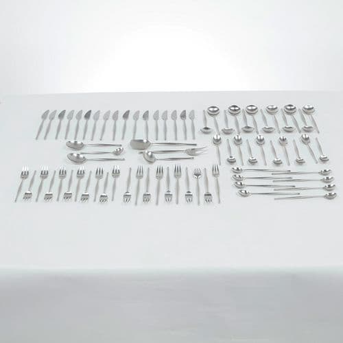 72-Piece Lauffer Design 3 Flatware Set, Norway, 1960s