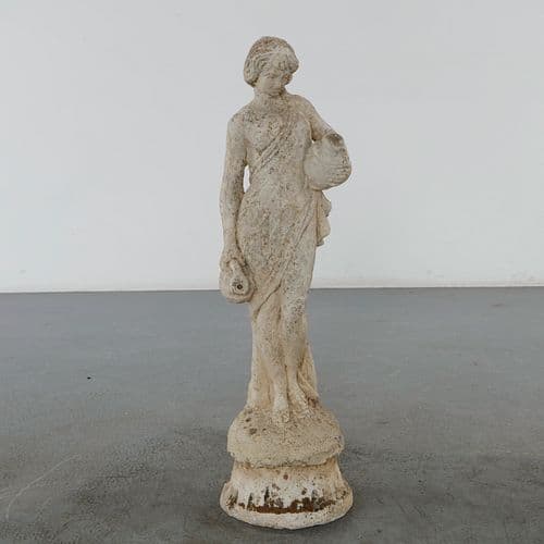 Classical Garden Statue of a Maiden Fountain, 1960s