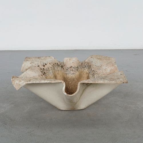Willy Guhl, Large Elephant Ear Planter, 1960s