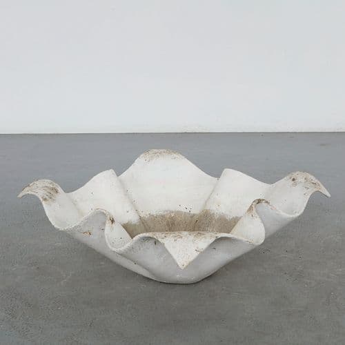 Willy Guhl, Large Elephant Ear Planter, 1960s
