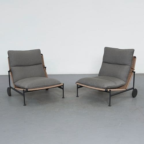 Gloster, Pair of Zenith Lounge Chairs