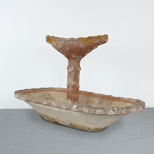 Colossal Faux Bois Fountain, 1960s