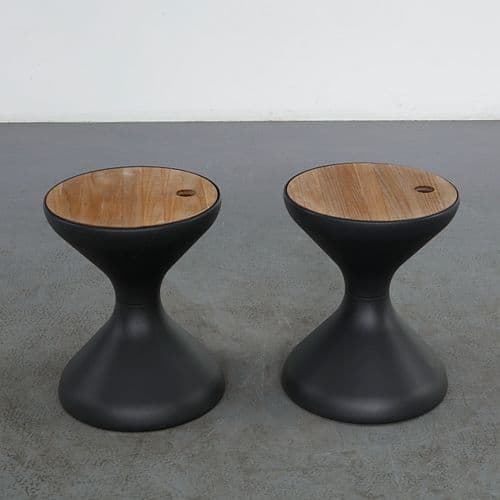 Gloster, Pair of Bell Side Tables