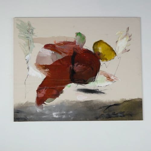 James Mountford, Acrylic, Charcoal and Pastel on Canvas