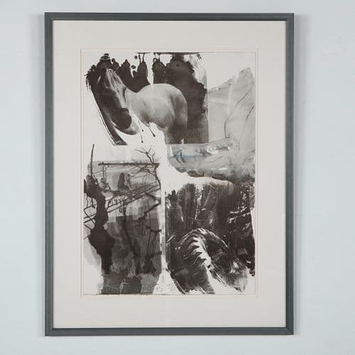 Robert Rauschenberg, Horse Silk, Signed, Numbered 44/100