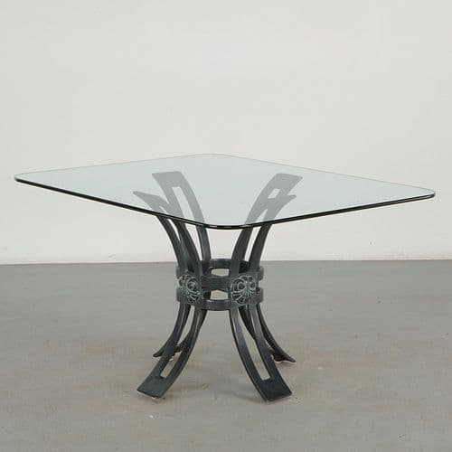 Brown Jordan, Venetian Grotto Aluminum Dining Table, 1970s