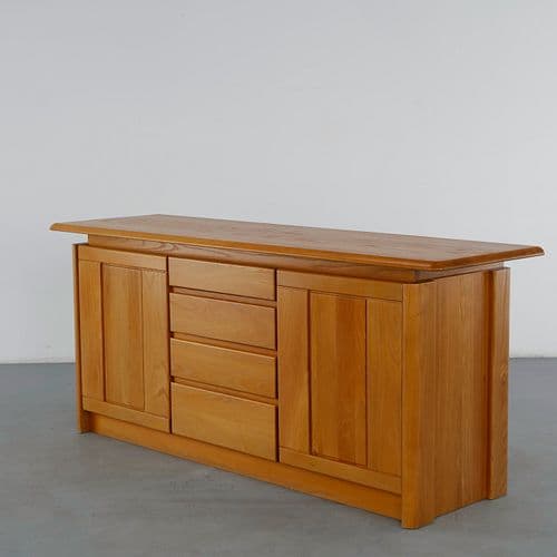 Maison Regain, Elm Sideboard, 1960s