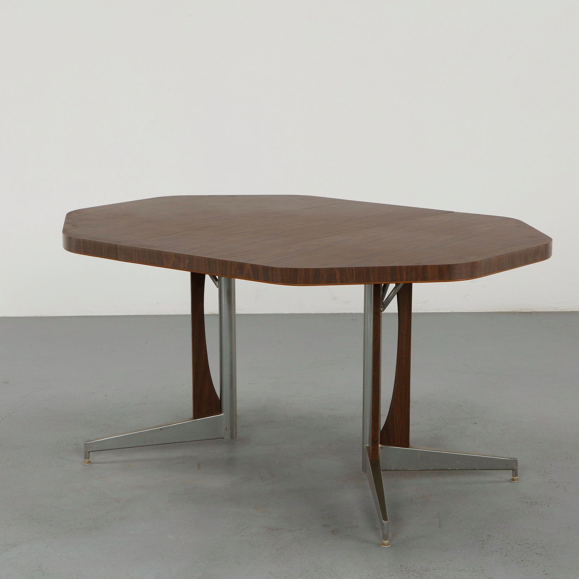 Walter of Wabash, Extendable Wood Dining Table, 1960s