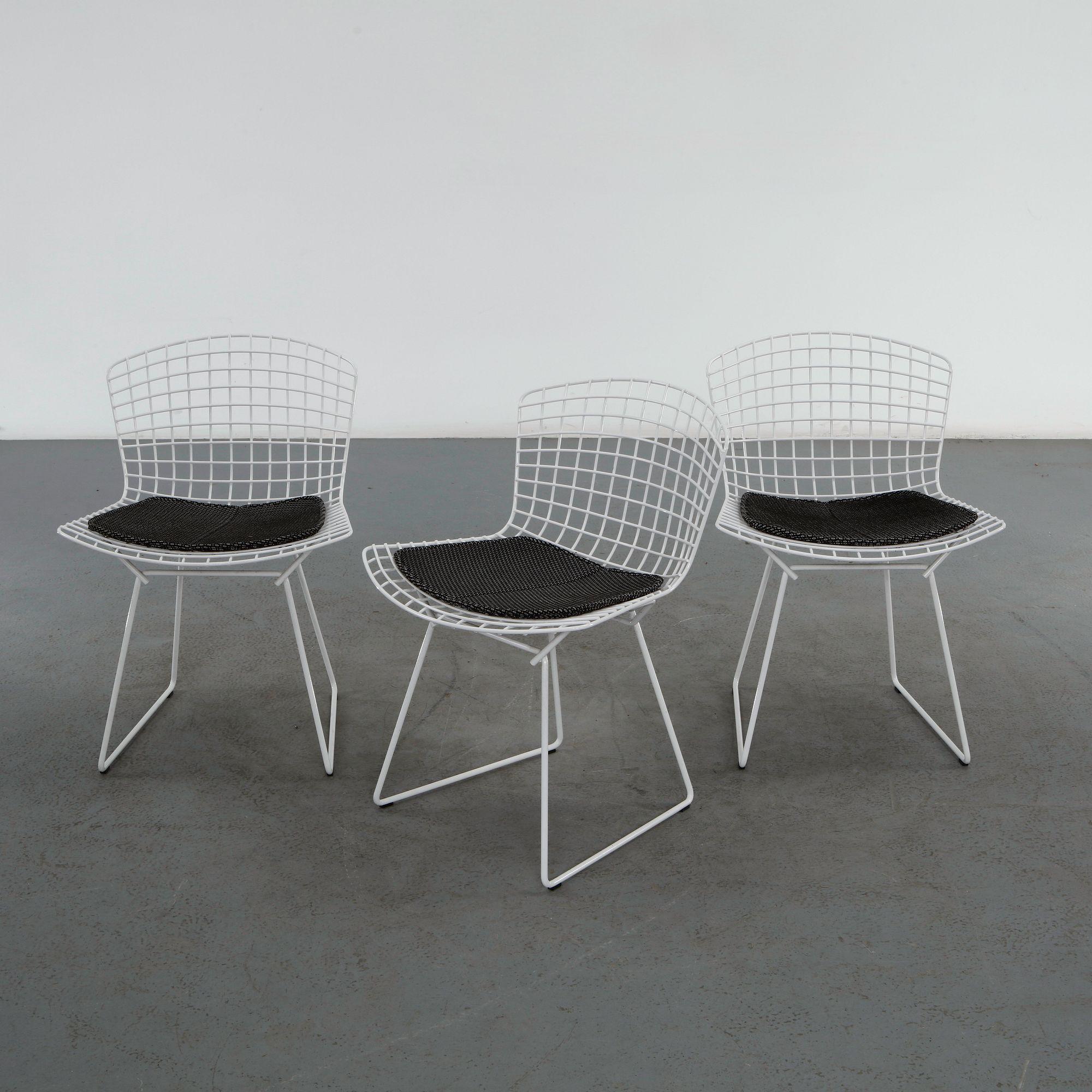 Bertoia for Knoll, Set of Three Side Chairs