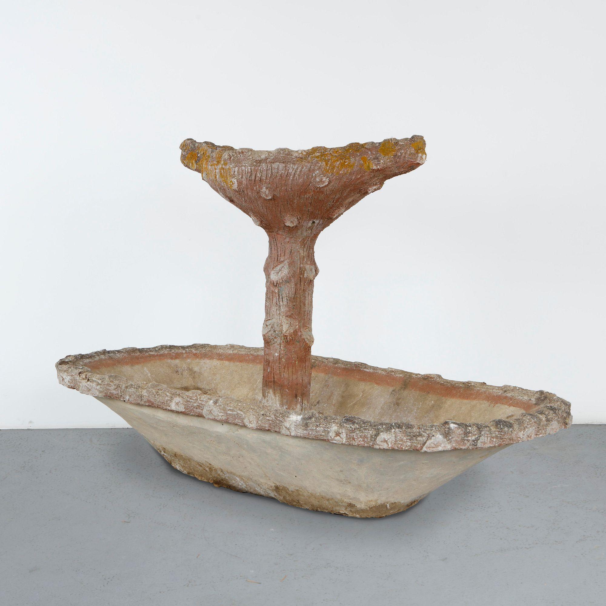 Colossal Faux Bois Fountain, 1960s