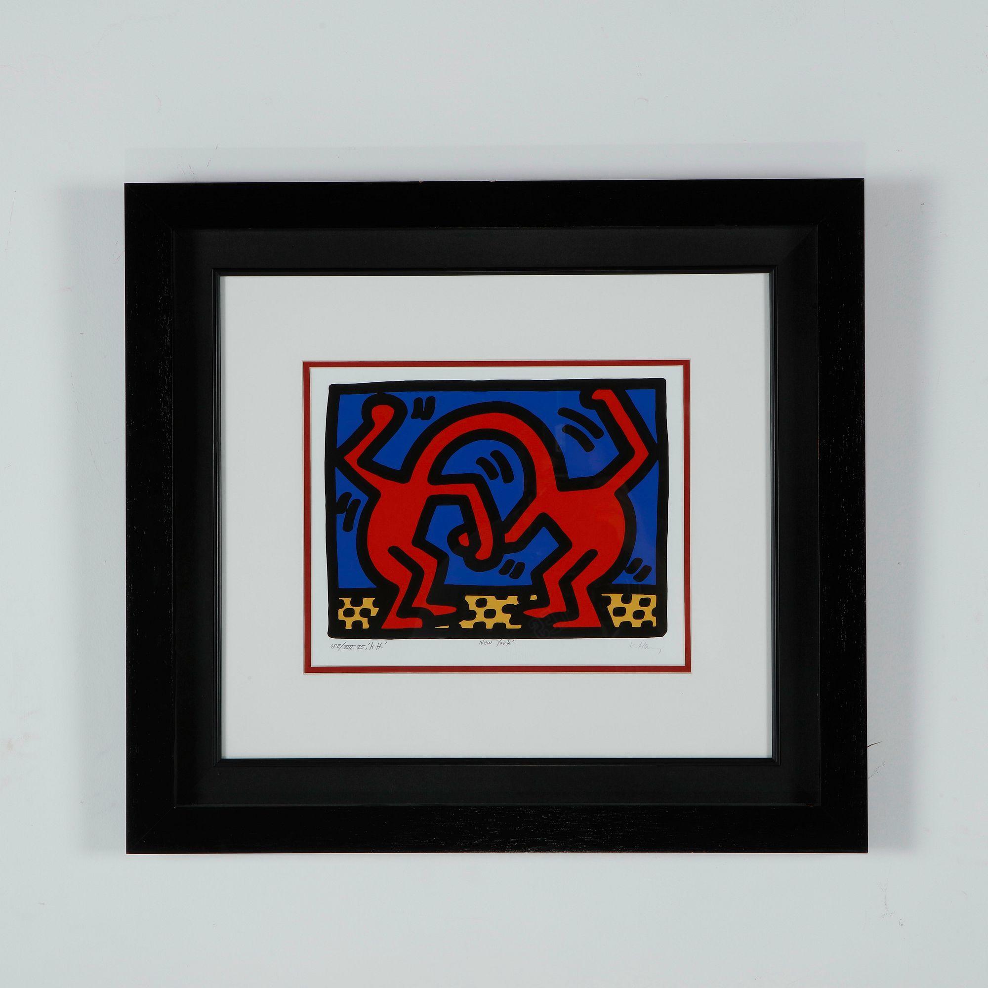 Keith Haring, Together, Lithograph, Signed Numbered 13/80