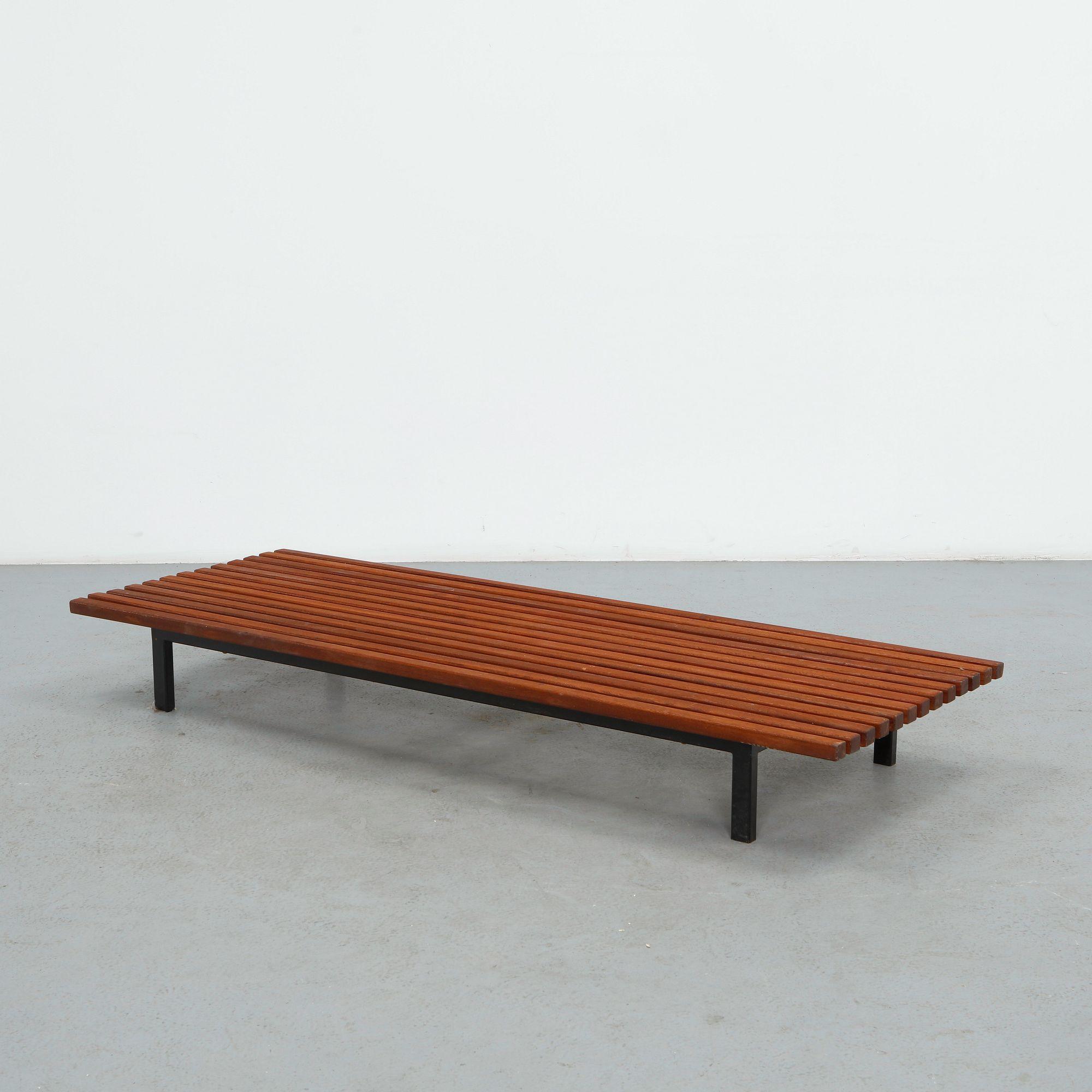 Charlotte Perriand for Steph Simon Gallery, Cansado Bench, 1950s