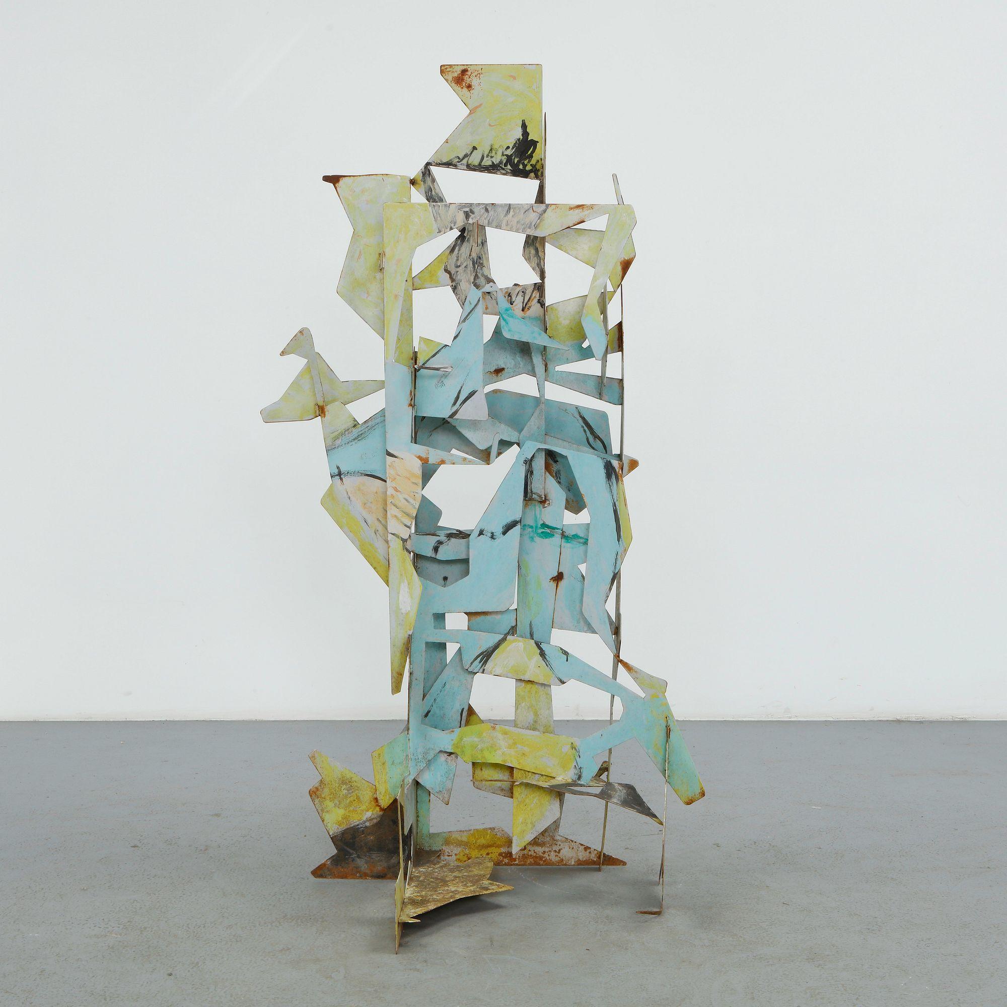 Coquelin, Abstract Metal Sculpture, 1980s