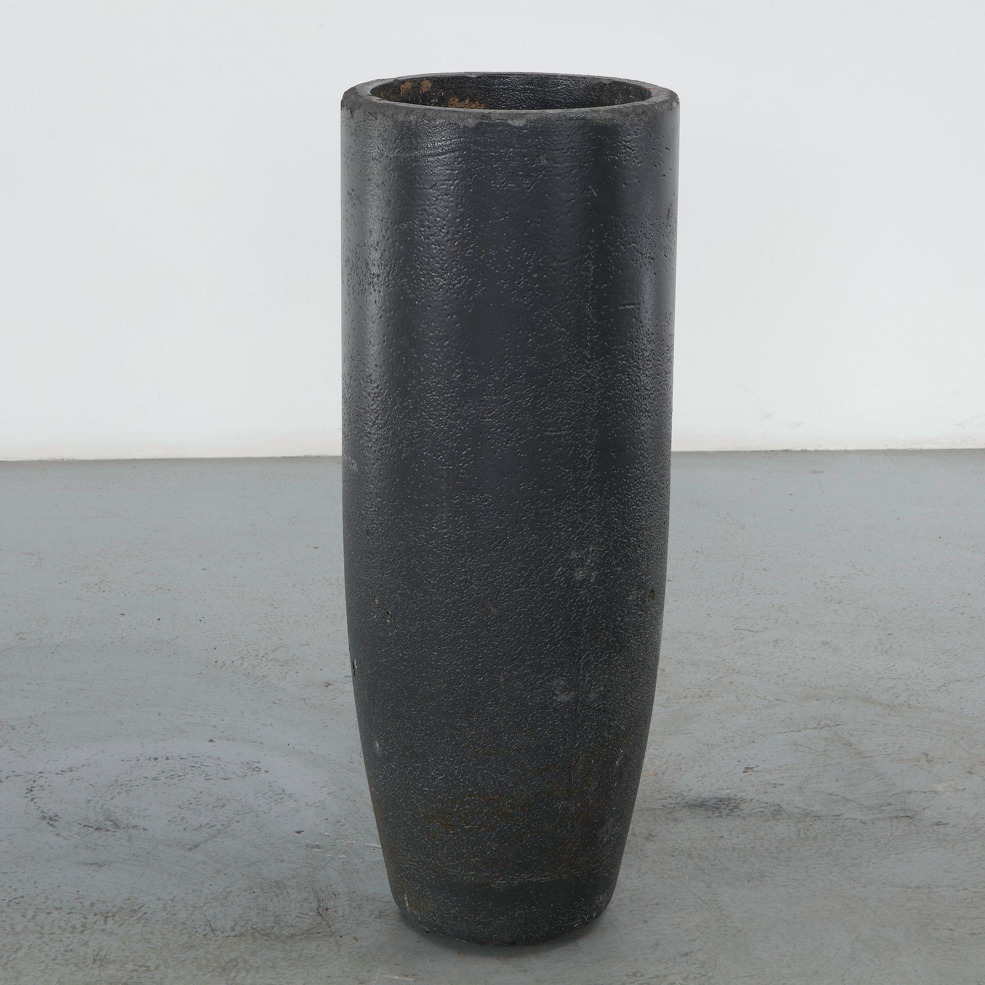 Tall Foundry Crucible Planter, 1960s